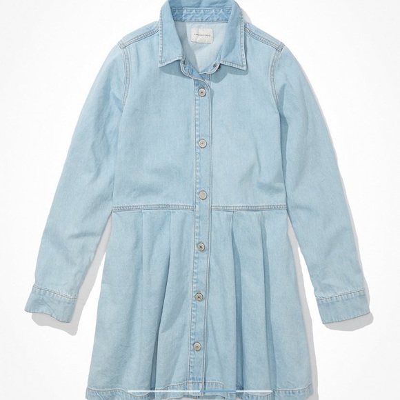 AE | Denim Babydoll Dress - Picture 3 of 4
